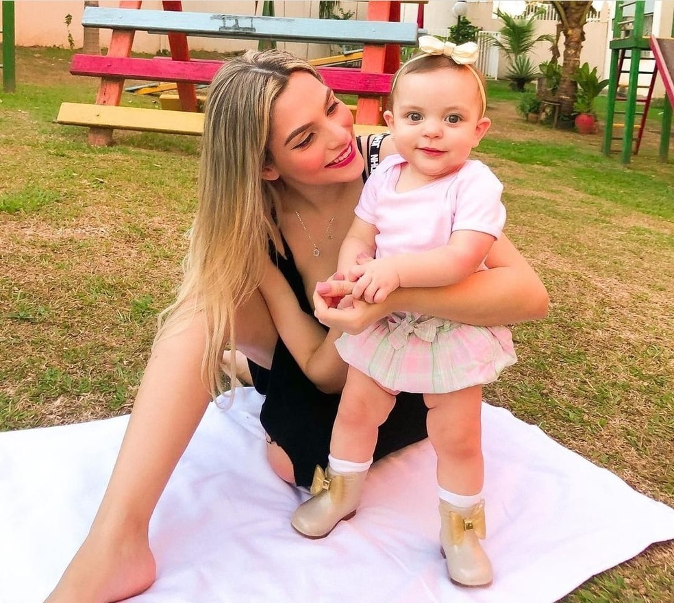 Antonella está com o pai em SP desde setembro de 2020 e Ludmilla tenta trazê-la de volta para o Acre  — Foto: Arquivo pessoal
