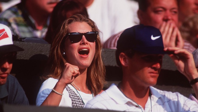 Brooke Shields 1995, Andre Agassi (Foto: Getty Images)