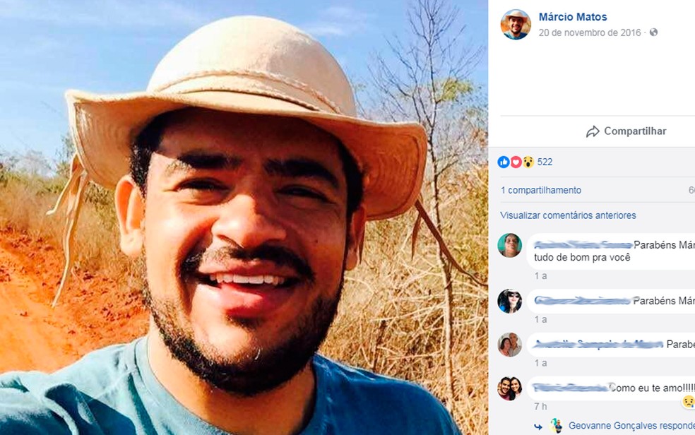 Márcio Matos Oliveira tinha 33 anos (Foto: Reprodução/Facebook)