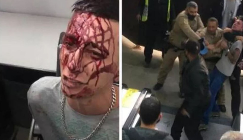 Vendedor ambulante denuncia agressão de seguranças da CPTM em estação da Linha 7-Rubi — Foto: Reprodução/Redes sociais
