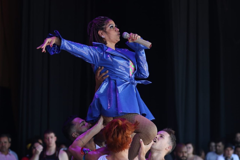 Grupo Amigas leva brega ao carnaval de Goiana — Foto: Marlon Costa/Pernambuco Press