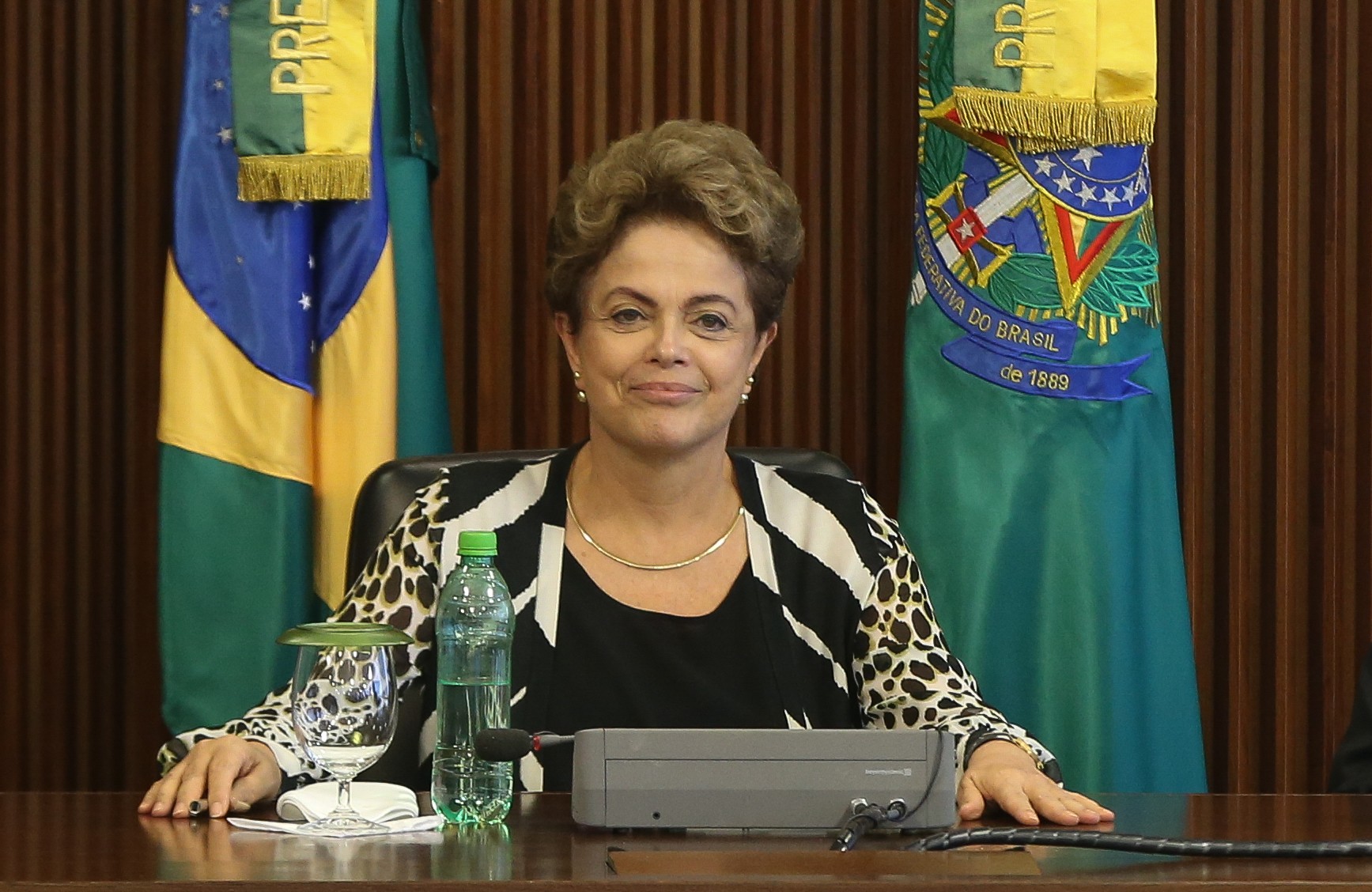 Dilma Rousseff em reunião com ministros (Foto: Lula Marques/Agência PT)