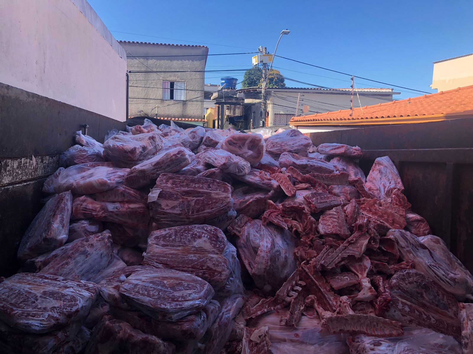 Operação apreende 15 toneladas de carne de origem clandestina no ES