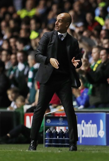 Guardiola Manchester City x Celtic (Foto: Reuters)