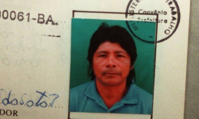 Documento de identidade de Galdino Pataxó, assassinado por cinco jovens em Brasília