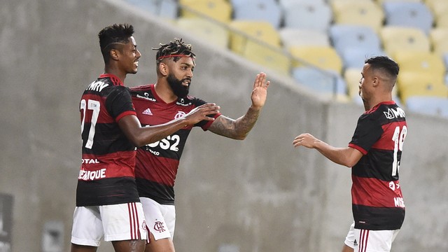 Bruno Henrique, Gabigol, Michael, Bangu x Flamengo