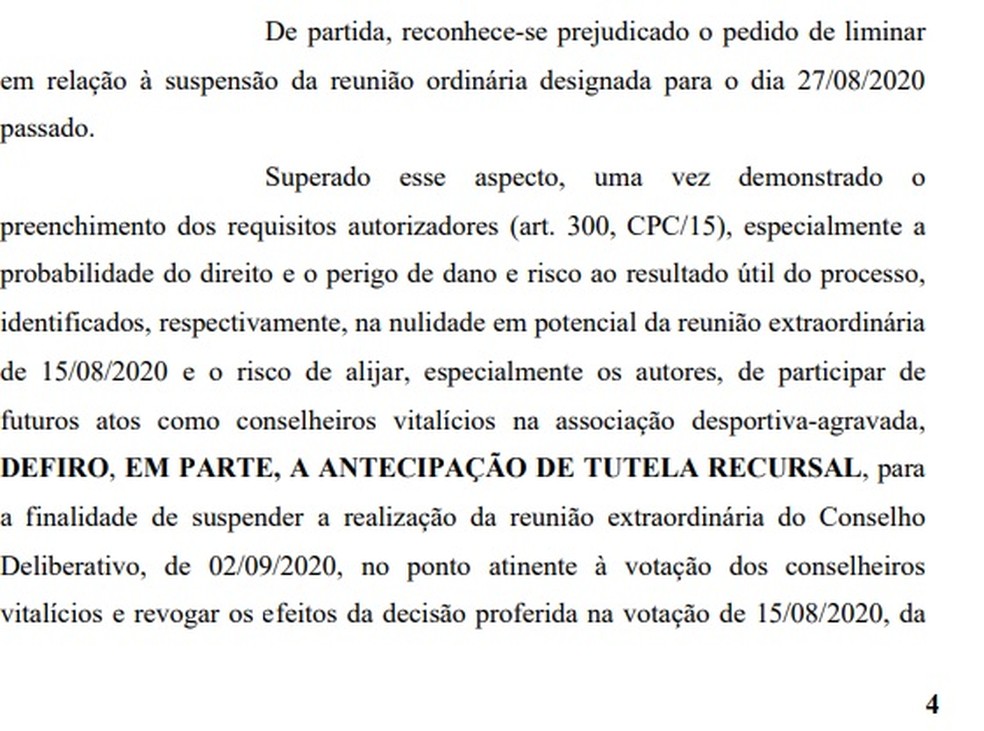 Liminar anula votação de conselheiros vitalícios do São Paulo — Foto: ge
