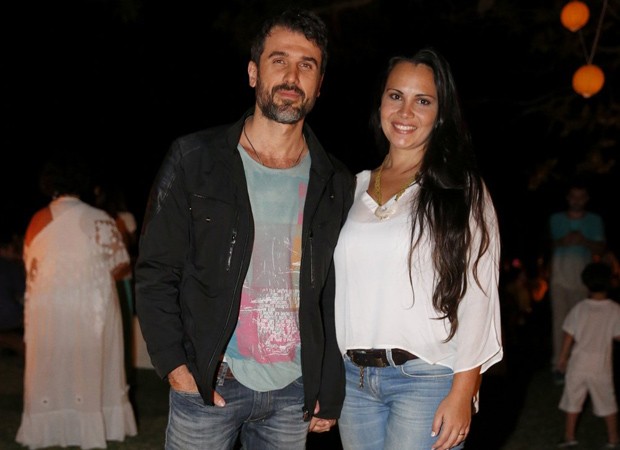 Eriberto Leão e a mulher, Andréa Leal (Foto: Felipe Panfili/AgNews)