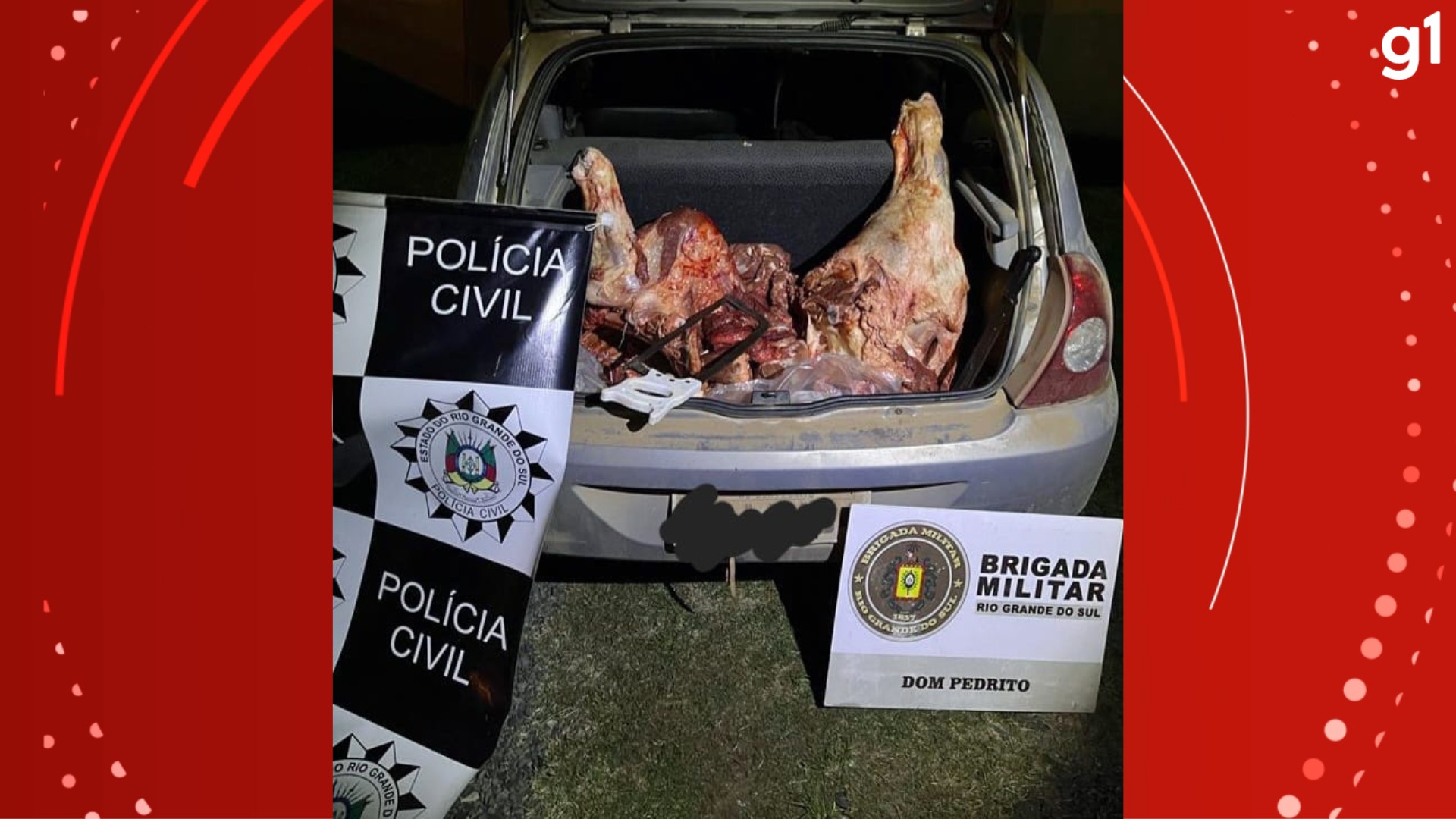 Trio é preso por furto de animais de fazenda em Dom Pedrito; dois eram funcionários do local