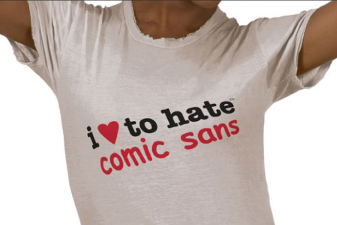 Todos amam odiar a comic sans, será? (Foto: Reprodução/IloveCS)