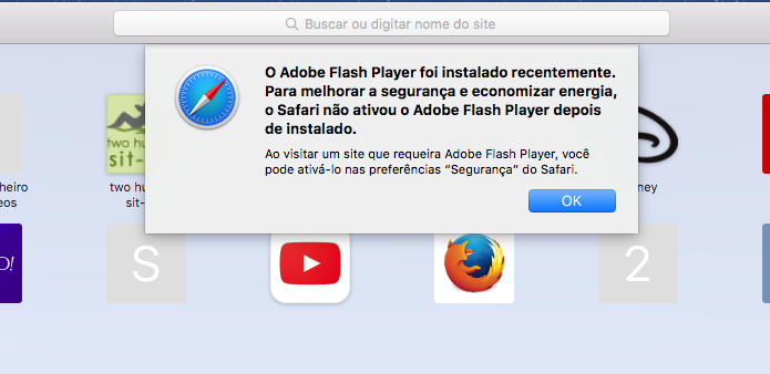 Flash não funciona? Veja como re-habilitar o Flash no Safari 10 (Foto: reprodução/Edivaldo Brito)