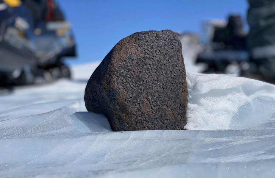 O meteorito de quase 8 kg descoberto na Antártida