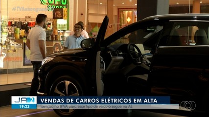 Venda de carros elétricos em alta; isenção do IPVA para esse tipo de veículo segue na AL