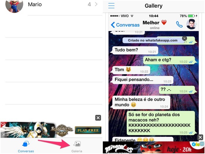 Como Criar Conversas Falsas Do Whatsapp Para Se Divertir Com Os Amigos Dicas E Tutoriais Techtudo Metade do vídeo é composto por ela avisando que vai trollar o namorado enquanto caminha até a entrada de casa. como criar conversas falsas do whatsapp