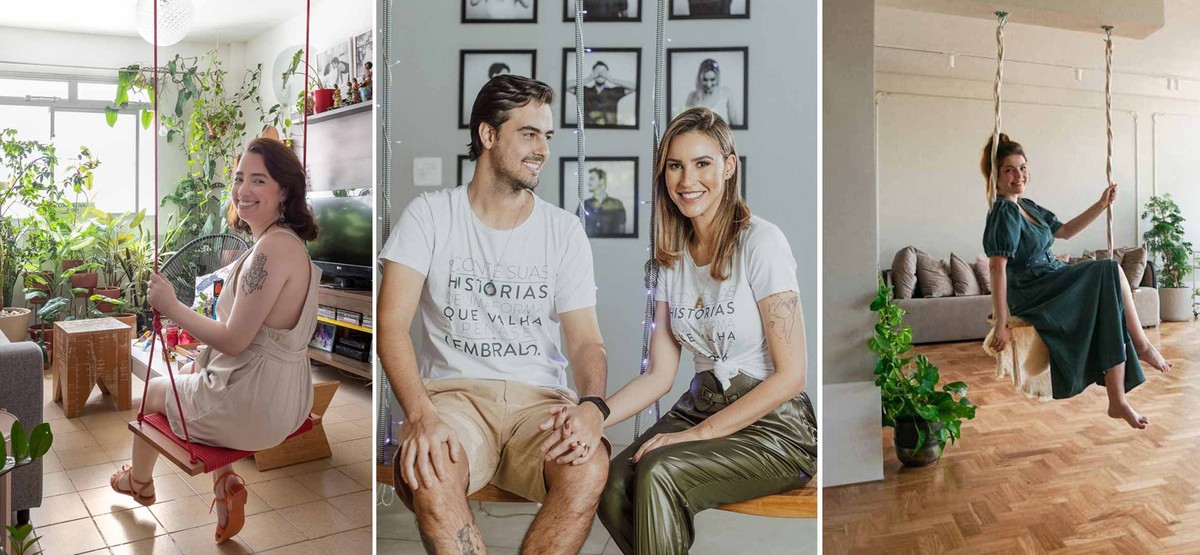 Balanços dentro de casa?  Como eles podem descontrair o ambiente e ainda ajudam a relaxar |  Casa