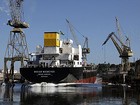 Primeiro navio gaseiro construído no RJ é lançado ao mar, diz Transpetro