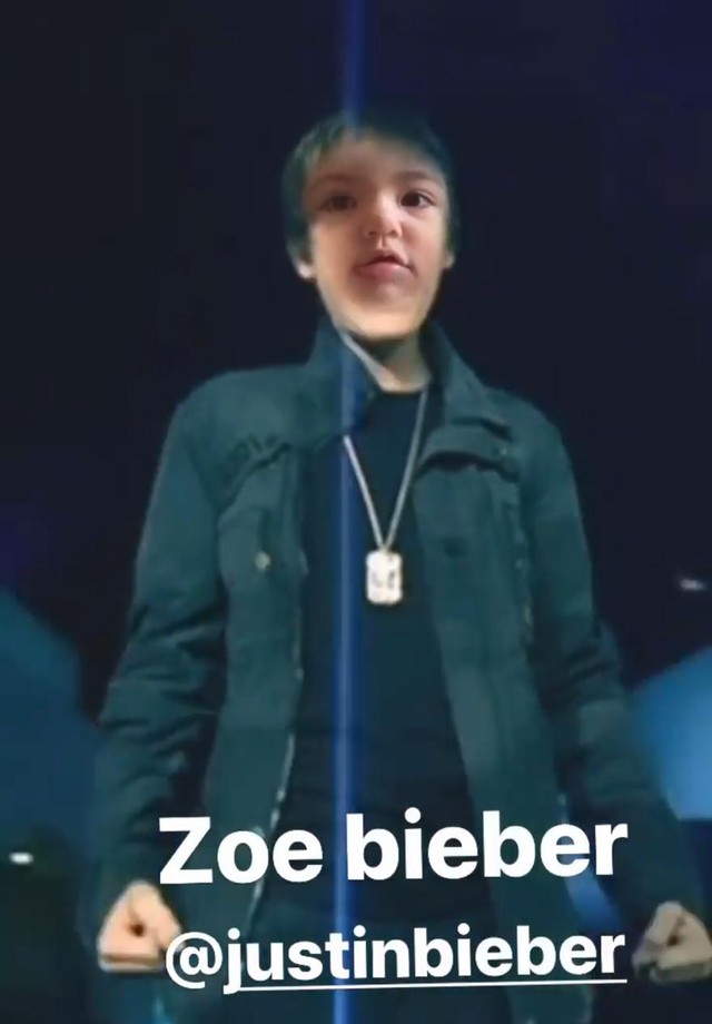 Sabrina Sato corta a franja de Zoe em casa e cria meme: Zoe Bieber (Foto: Reprodução/Instagram)