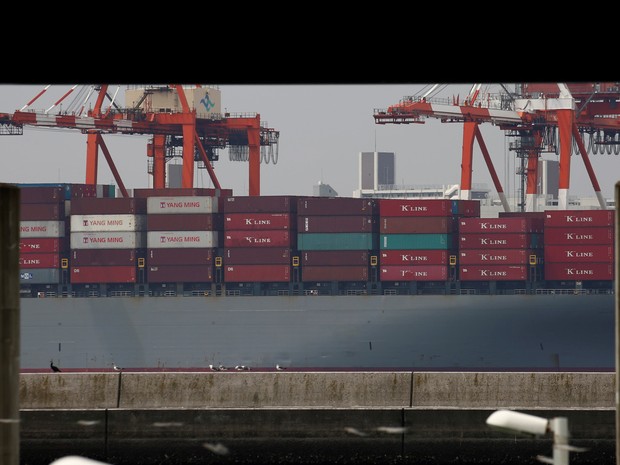 Exportações do Japão caíram 14% em julho. (Foto: Reuters)