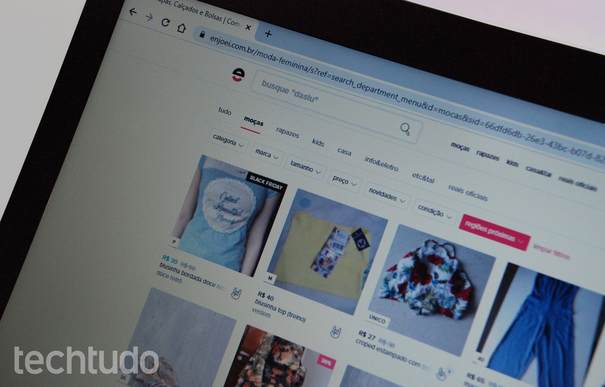 Como comprar no Enjoei pelo PC
