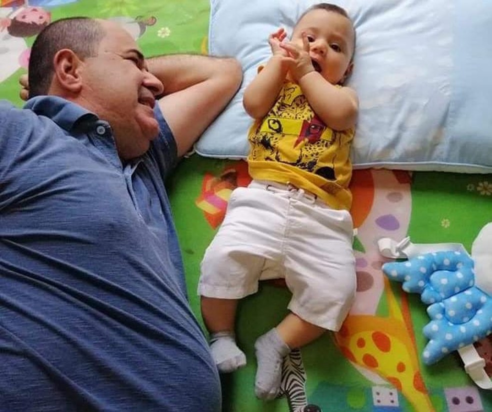 Ex-prefeito deixa filho de um ano  — Foto: Arquivo pessoal