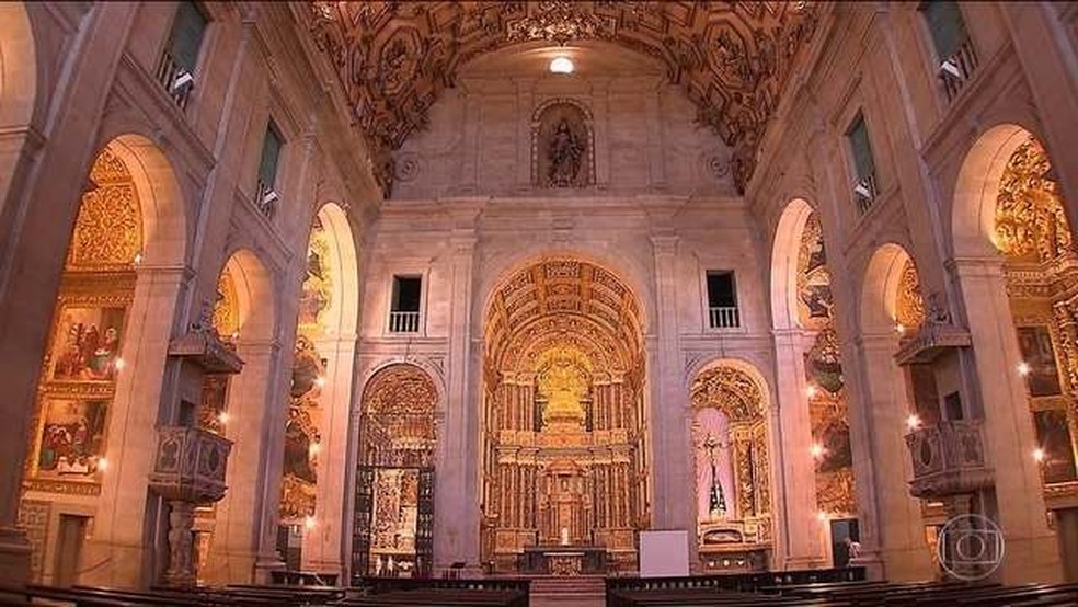 Catedral Basílica de Salvador — Foto: Reprodução/JN