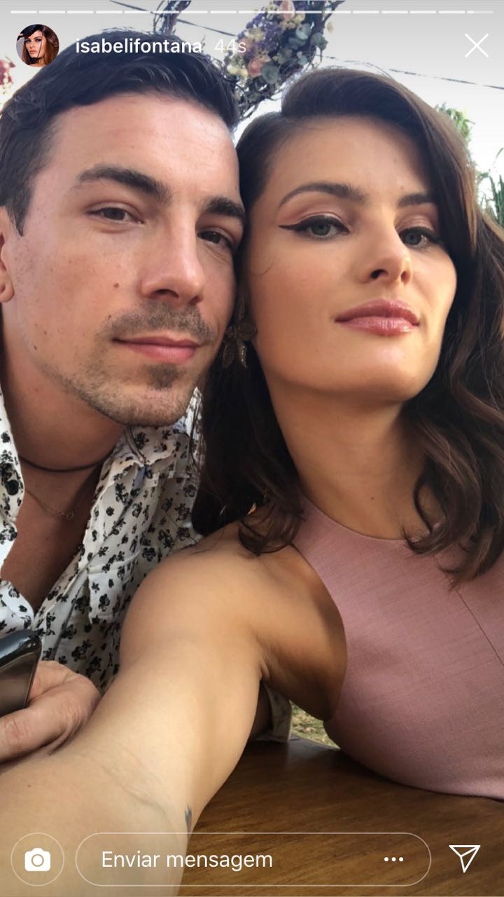 Isabelli Fontana and Di Ferrero (Photo: Reproduction / Instagram) Isabelli Fontana and Di Ferrero (Photo: Reproduction / Instagram)