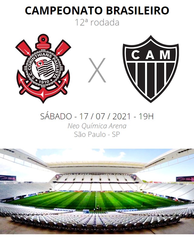 Corinthians x Atlético-MG: Veja  as principais informações 