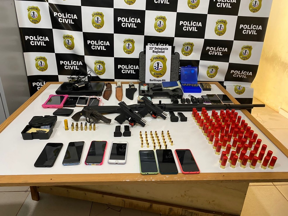 PM e ex-funcionário de prefeitura no MA são presos suspeitos de participar da morte de funcionário municipal dentro da UPA de Açailândia — Foto: Divulgação/ Civil do Maranhão
