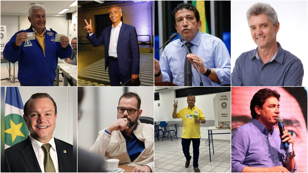 PL de Bolsonaro elege oito senadores e terá a maior bancada do Senado  — Foto: Divulgação