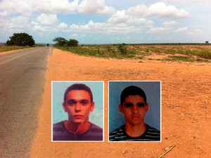 Local onde Manoel Gomes e José Costa foram executados no RN (Foto: Matheus Magalhães/G1)