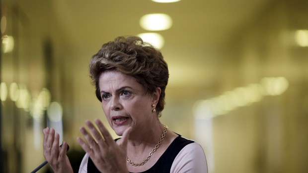Presidente Dilma Rousseff durante encontro no Palácio do Planalto, em Brasília (Foto: Ueslei Marcelino/Reuters)