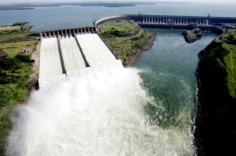 Itaipu is the power plant that has generated the most electricity in the world — Foto: Divulgação