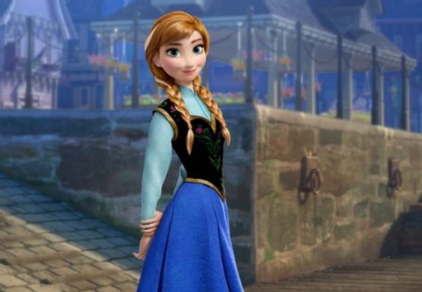 A personagem Anna em cena de Frozen (2013) (Foto: Reprodução)