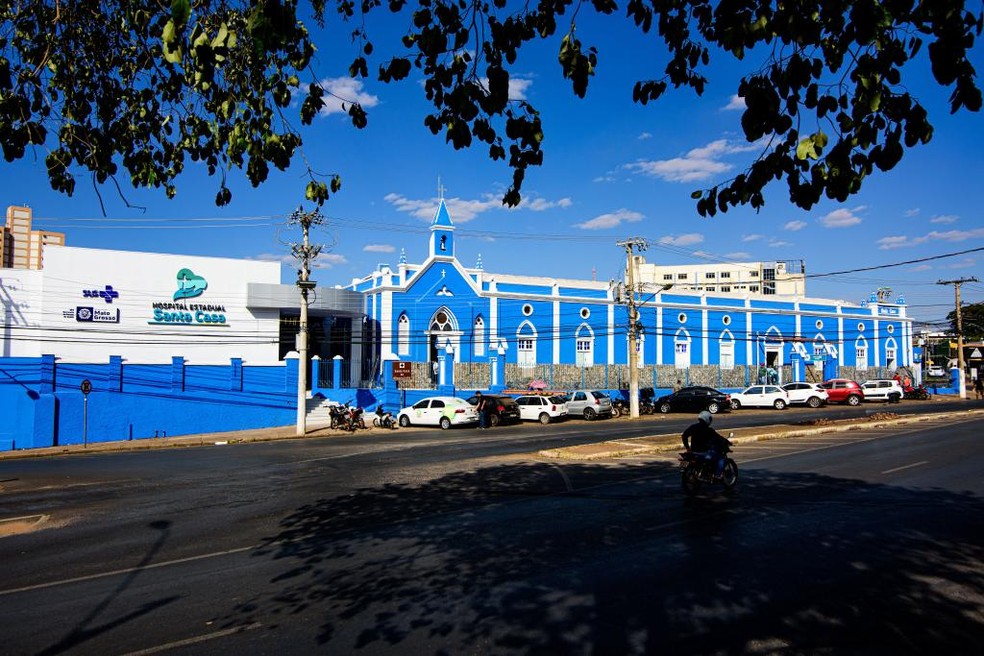 Hospital Estadual Santa Casa em Cuiabá — Foto: SES/MT