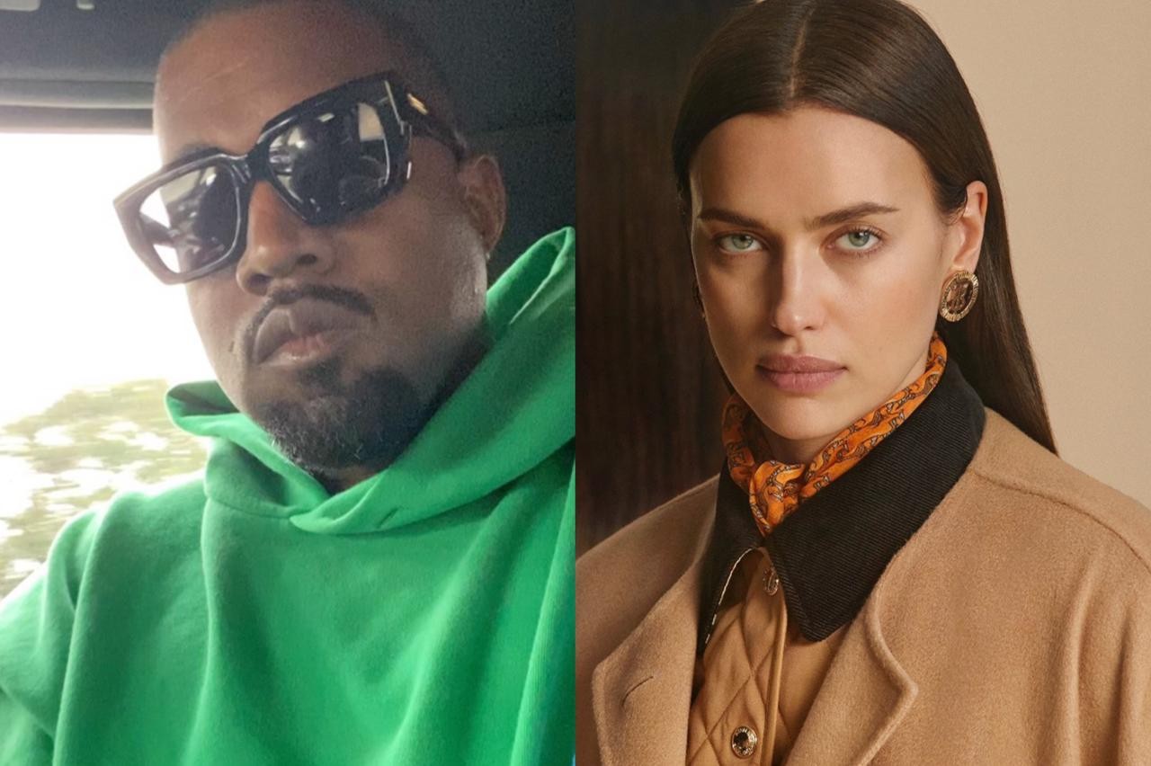 Kanye West e Irina Shayk (Foto: Reprodução/Instagram)