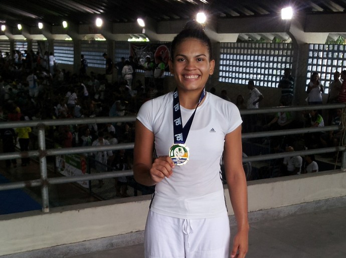 Judoca petrolinense Cynthia Silva (Foto: Cynthia Silva/Arquivo Pessoal)