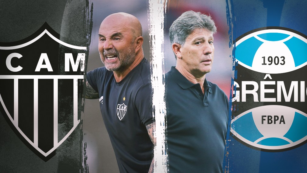Atletico Mg X Gremio Sampaoli Reencontra Renato Gaucho Seu Unico Algoz Em Casa No Brasileirao Brasileirao Serie A Ge