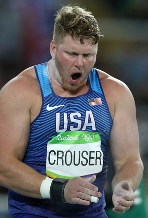 Ryan Crouser bateu o recorde olímpico do arremesso do peso (Foto: Reuters)