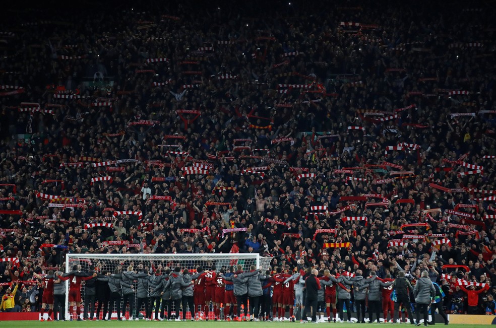 Liverpool x Barcelona â Foto: Phil Noble/Reuters