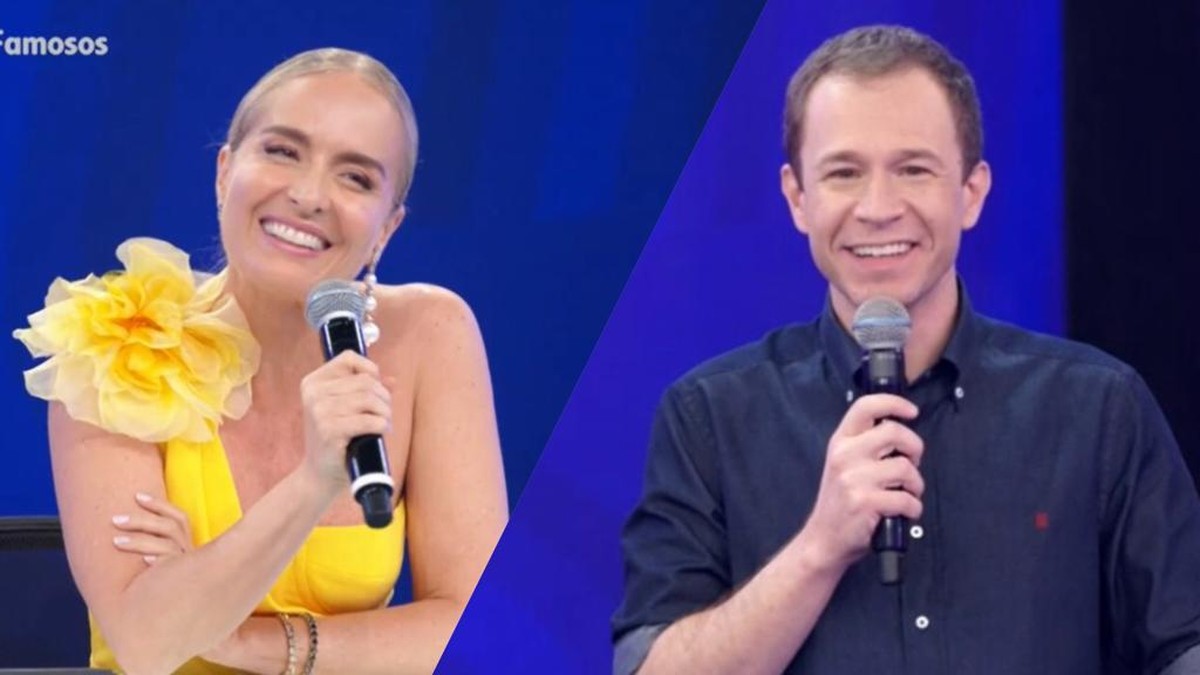 Angélica brinca com Tiago Leifert sobre apresentação aos ...