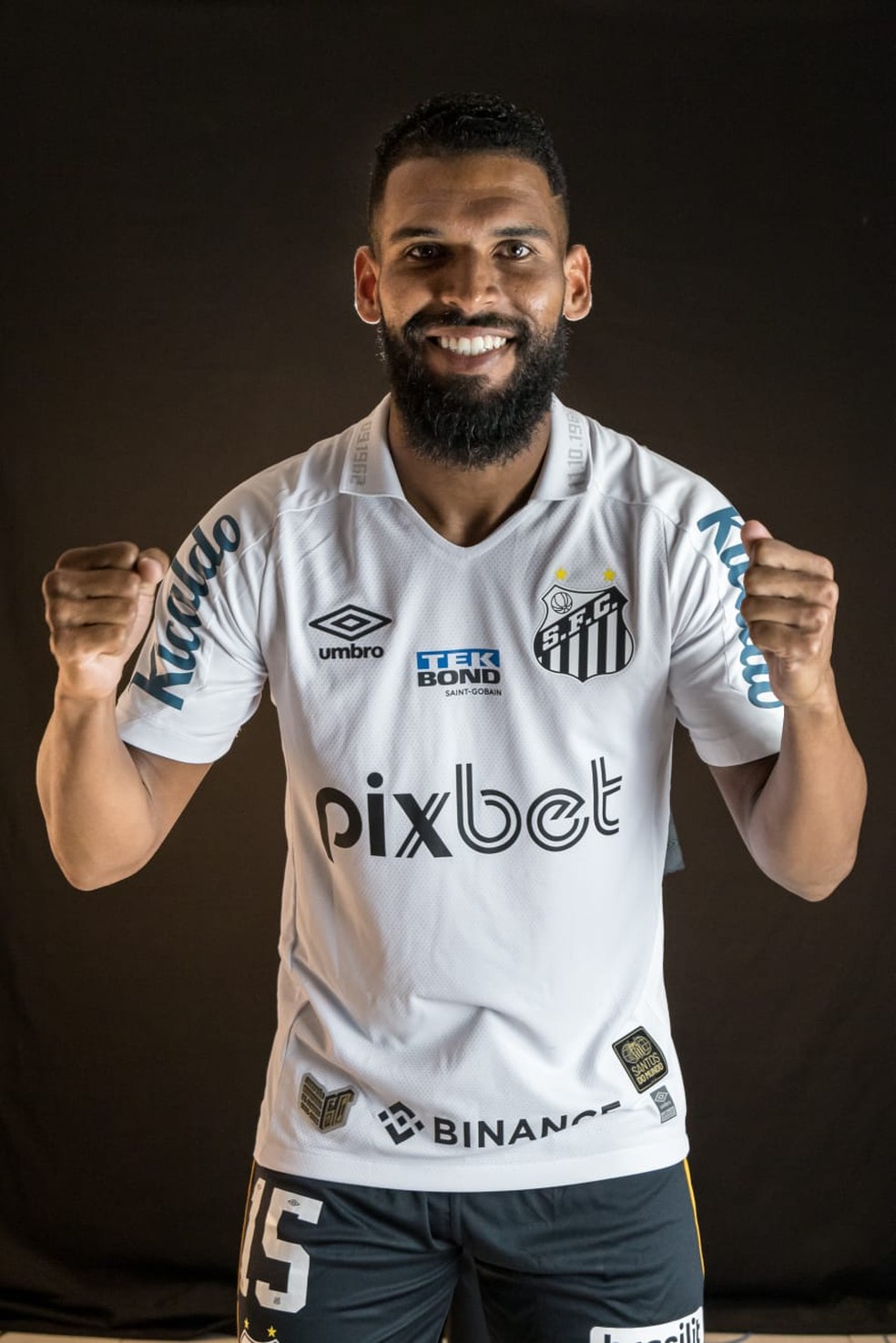 Willian Maranhão, reforço do Santos — Foto: Bruno Vaz/SantosFC
