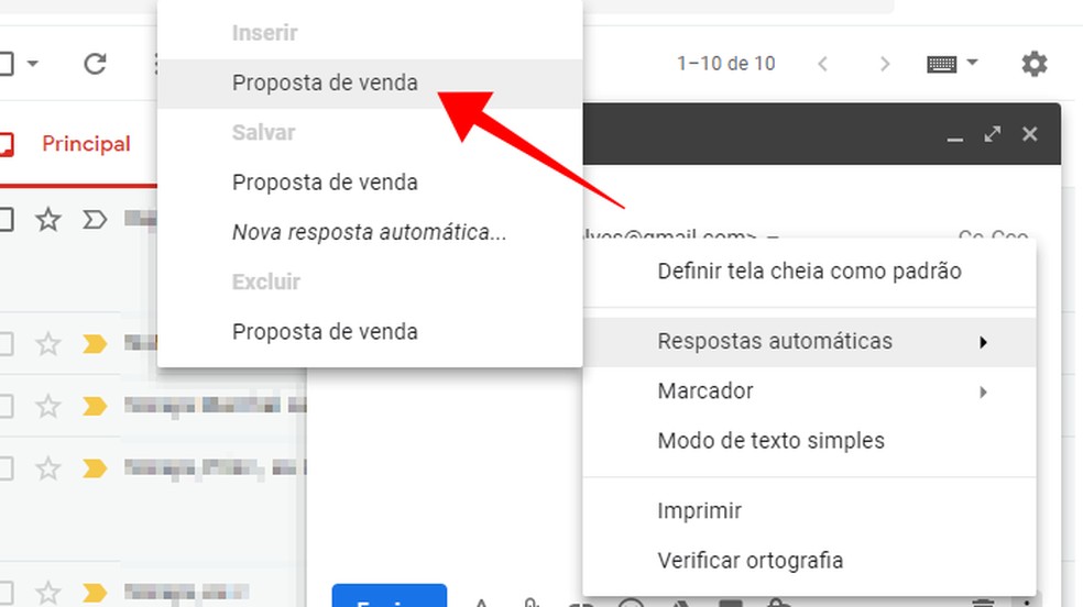 Como Criar Modelos Prontos De Resposta Automática No Novo Gmail E Mail Techtudo 3418