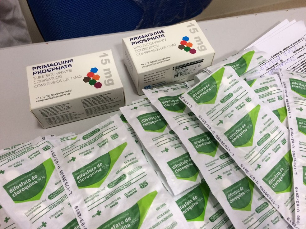 Medicamentos utilizados no tratamento da doença estão disponíveis no hospital de Caracaraí (Foto: Alan Chaves/G1 RR)