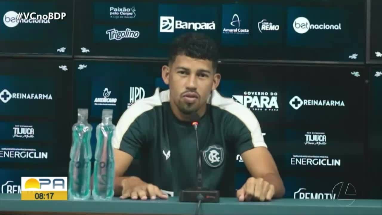 Meia Soares fala do primeiro gol com a camisa do Clube do Remo