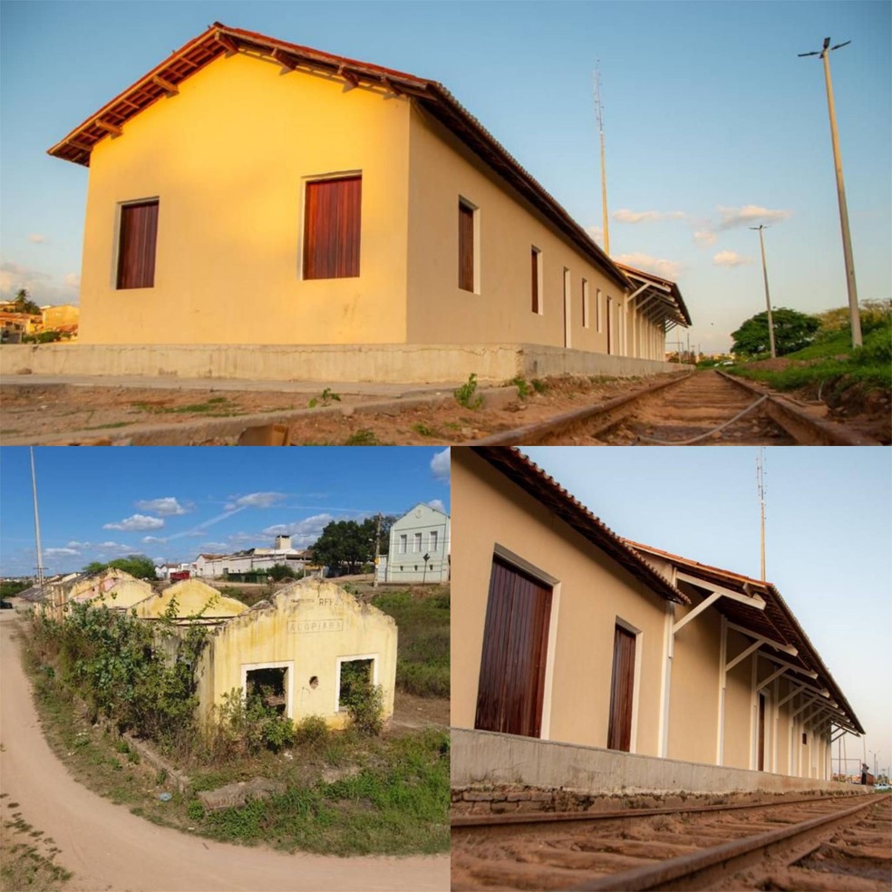 Estação de Acopiara reformada — Foto: Divulgação