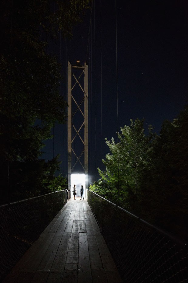 Show de luzes em parque do Canadá (Foto: Divulgação)