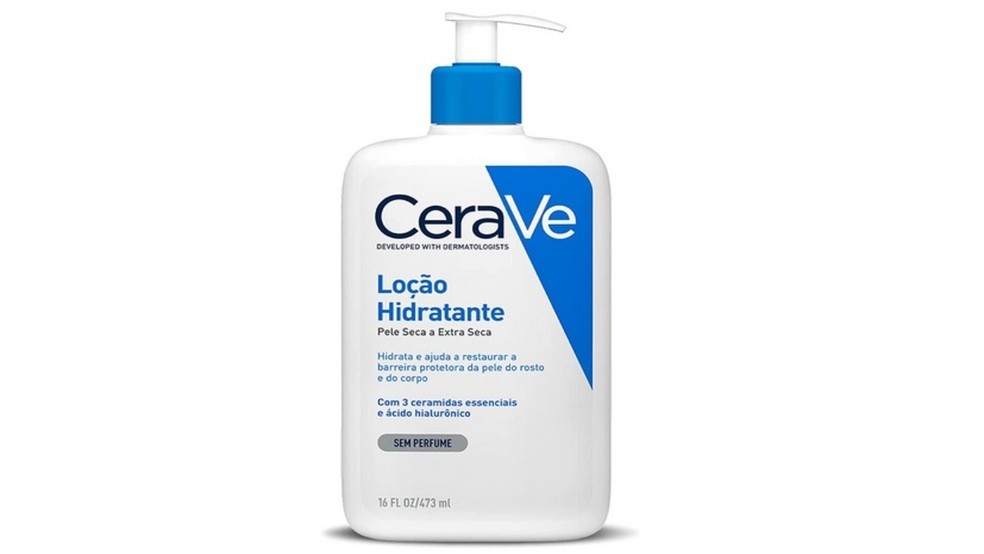 A loção corporal hidratante da CeraVe visa oferecer a sensação de pele lisa   (Foto: Reprodução/Amazon)