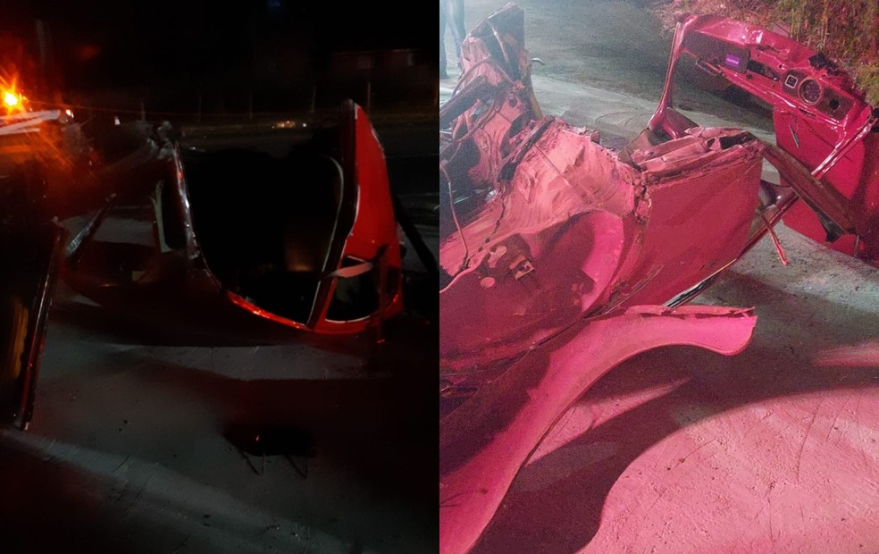 Colisão envolvendo três veículos deixa feridos na Rodovia Marechal Rondon em Laranjal Paulista  — Foto: Corpo de Bombeiros 