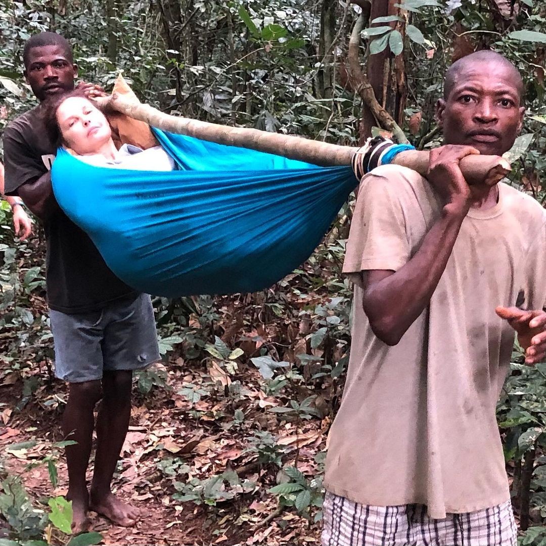 Ashley Judd sofreu acidente durante excursão no Congo (Foto: Reprodução / Instagram)