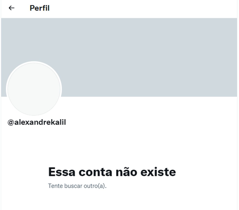 Página do prefeito Alexandre Kalil no Twitter — Foto: Twitter/ Reprodução